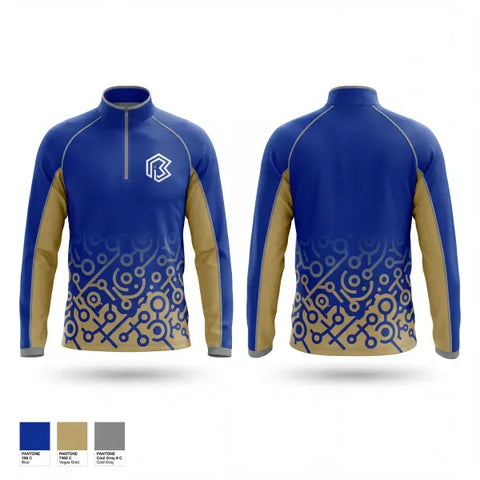 Quarter Zip Jacket, BBI Bannanas, Softball, Teamtime, Team time, sublimation, custom sports apparel, team uniforms, spirit wear, spiritwear, sports uniforms, custom shirts, team store, custom team store, fundraiser sports, apparel fundraiser