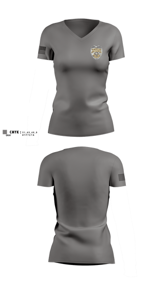 Womens Short Sleeve Vneck Shirt, Wakarusa, Police, Teamtime, Team time, sublimation, custom sports apparel, team uniforms, spirit wear, spiritwear, sports uniforms, custom shirts, team store, custom team store, fundraiser sports, apparel fundraiser