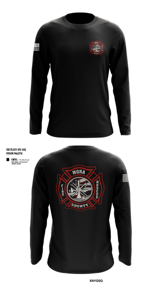 Long Sleeve Performance Shirt, Mora county fire, Fire Department, Teamtime, Team time, sublimation, custom sports apparel, team uniforms, spirit wear, spiritwear, sports uniforms, custom shirts, team store, custom team store, fundraiser sports, apparel fundraiser