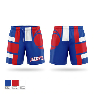 Jackets Athletic Shorts With Pockets - 1