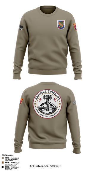 Crew Neck Sweatshirt, , Army, Teamtime, Team time, sublimation, custom sports apparel, team uniforms, spirit wear, spiritwear, sports uniforms, custom shirts, team store, custom team store, fundraiser sports, apparel fundraiser
