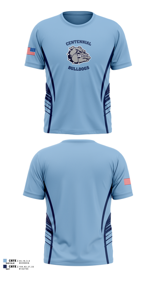 Old School Cotton Feel Shirt, Centennial Bulldogs, Marines, Teamtime, Team time, sublimation, custom sports apparel, team uniforms, spirit wear, spiritwear, sports uniforms, custom shirts, team store, custom team store, fundraiser sports, apparel fundraiser