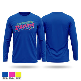 Long Sleeve Performance Shirt, Mystic River Rapids, Baseball, Teamtime, Team time, sublimation, custom sports apparel, team uniforms, spirit wear, spiritwear, sports uniforms, custom shirts, team store, custom team store, fundraiser sports, apparel fundraiser