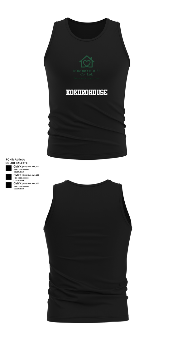 Tank Top, KOKOROHOUSE, , Teamtime, Team time, sublimation, custom sports apparel, team uniforms, spirit wear, spiritwear, sports uniforms, custom shirts, team store, custom team store, fundraiser sports, apparel fundraiser