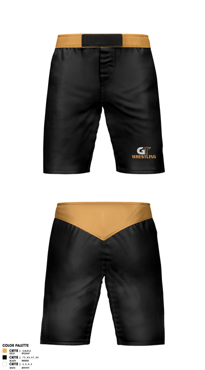 Groton Tigers 90043859 Fight Shorts - 2