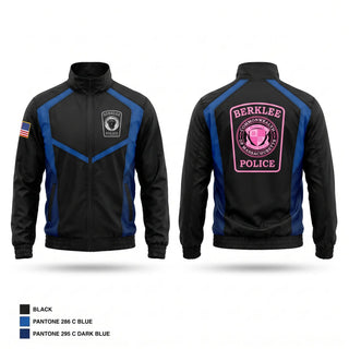 Windbreaker, Berklee Police, Police, Teamtime, Team time, sublimation, custom sports apparel, team uniforms, spirit wear, spiritwear, sports uniforms, custom shirts, team store, custom team store, fundraiser sports, apparel fundraiser