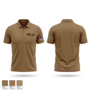 Short Sleeve Performance Polo, VFA-37, Navy, Teamtime, Team time, sublimation, custom sports apparel, team uniforms, spirit wear, spiritwear, sports uniforms, custom shirts, team store, custom team store, fundraiser sports, apparel fundraiser