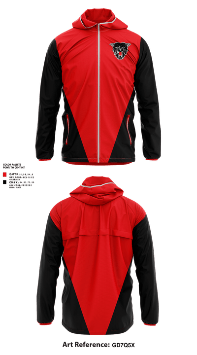 Dexter Bearcats 27746090 Windbreaker - 1