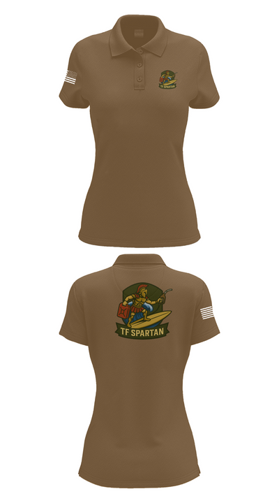 Task Force Spartan 82789422 Women's Short Sleeve Performance Polo  - 15