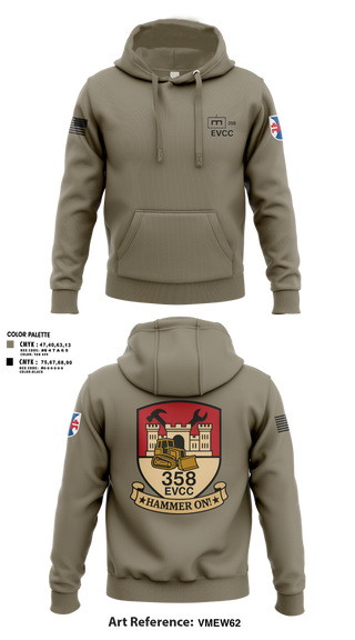 Hoodie, 358 EVCC, , Teamtime, Team time, sublimation, custom sports apparel, team uniforms, spirit wear, spiritwear, sports uniforms, custom shirts, team store, custom team store, fundraiser sports, apparel fundraiser