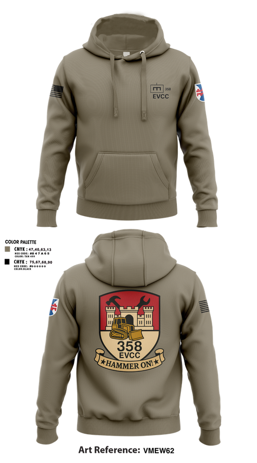 Hoodie, 358 EVCC, , Teamtime, Team time, sublimation, custom sports apparel, team uniforms, spirit wear, spiritwear, sports uniforms, custom shirts, team store, custom team store, fundraiser sports, apparel fundraiser