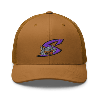 Falcon Middle School Basketball 65038956 Retro Trucker Hat | Yupoong 6606