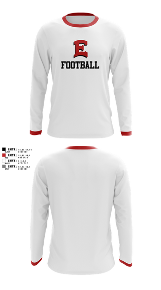 Long Sleeve Performance Shirt, East Scarlets Football, , Teamtime, Team time, sublimation, custom sports apparel, team uniforms, spirit wear, spiritwear, sports uniforms, custom shirts, team store, custom team store, fundraiser sports, apparel fundraiser