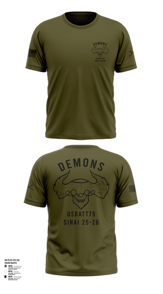 Short Sleeve Performance Shirt, D-co 1-173 1st PLT, , Teamtime, Team time, sublimation, custom sports apparel, team uniforms, spirit wear, spiritwear, sports uniforms, custom shirts, team store, custom team store, fundraiser sports, apparel fundraiser