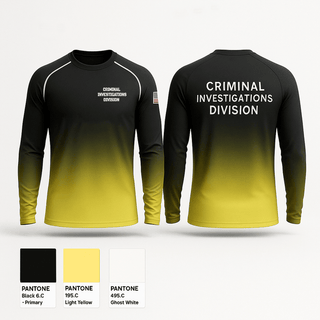 Long Sleeve Performance Shirt, Criminal Investigations Division, Police, Teamtime, Team time, sublimation, custom sports apparel, team uniforms, spirit wear, spiritwear, sports uniforms, custom shirts, team store, custom team store, fundraiser sports, apparel fundraiser