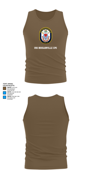 USS Bougainville CPO 89131174 Tank Top - 18