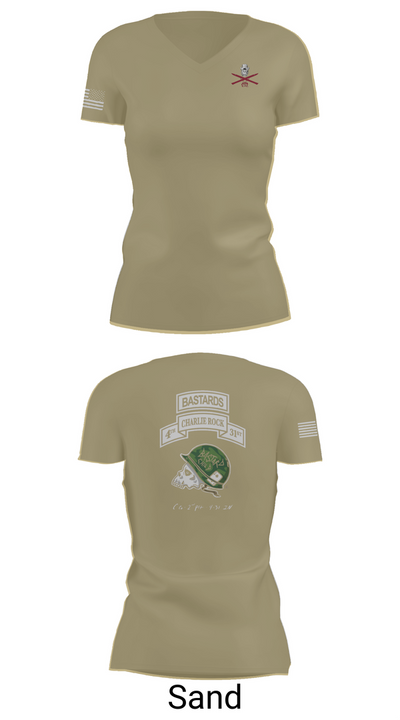 Charlie Rock, 4-31 IN, 2IBCT, 10MTN 63495362 Women's Short Sleeve V-neck Shirt - 88