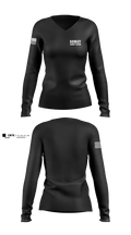 Schley county guard 74145354 Women's Long Sleeve V-neck Shirt - 1