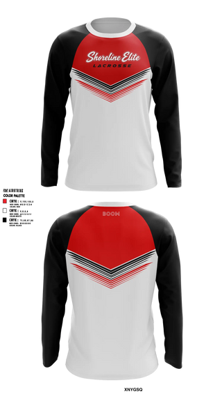 Long Sleeve Performance Shirt, Shoreline Elite, Men's Lacrosse, Teamtime, Team time, sublimation, custom sports apparel, team uniforms, spirit wear, spiritwear, sports uniforms, custom shirts, team store, custom team store, fundraiser sports, apparel fundraiser