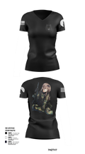 The House of Wolves 15600458 Women's Short Sleeve V-neck Shirt - 24