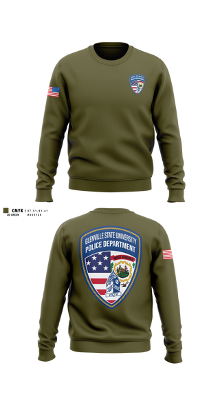 Crew Neck Sweatshirt, Woodville State University Police Department, Police, Teamtime, Team time, sublimation, custom sports apparel, team uniforms, spirit wear, spiritwear, sports uniforms, custom shirts, team store, custom team store, fundraiser sports, apparel fundraiser