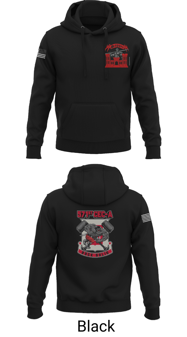 Hoodie, 571st CEC-A, , Teamtime, Team time, sublimation, custom sports apparel, team uniforms, spirit wear, spiritwear, sports uniforms, custom shirts, team store, custom team store, fundraiser sports, apparel fundraiser