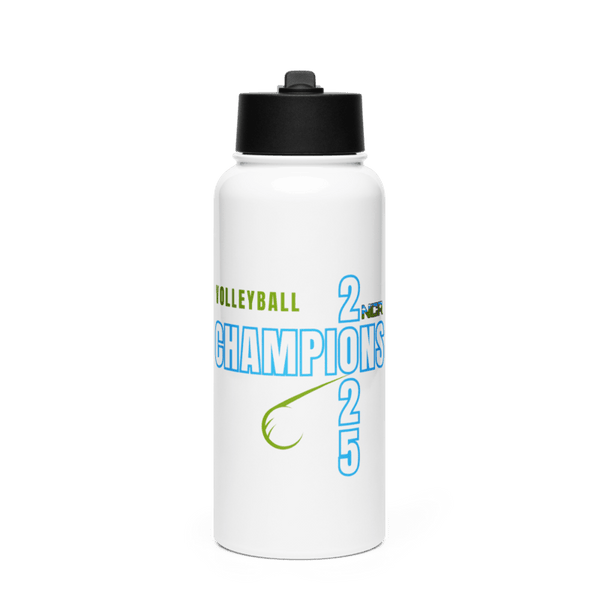 New Castle Recreation 75363160 Stainless Steel Water Bottle with a Straw Lid