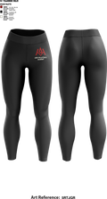 Ares Volleyball Academy 31982644 Womens Leggings - 1