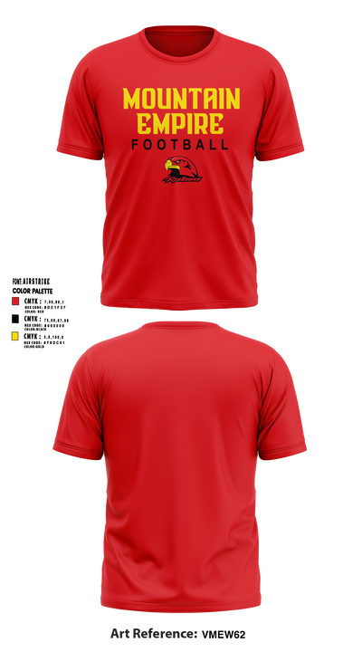 Mountain Empire High School Football Short Sleeve Performance Shirt - 6