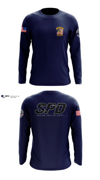 Long Sleeve Performance Shirt, Salem Police Department, Police, Teamtime, Team time, sublimation, custom sports apparel, team uniforms, spirit wear, spiritwear, sports uniforms, custom shirts, team store, custom team store, fundraiser sports, apparel fundraiser