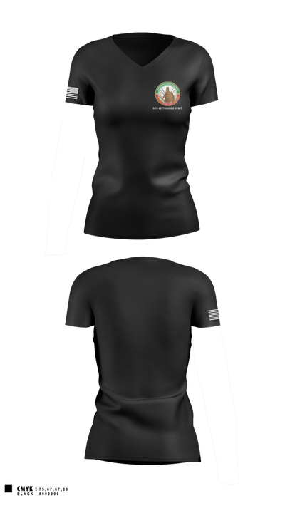 2500 TLD Women's Short Sleeve V-neck Shirt - 3