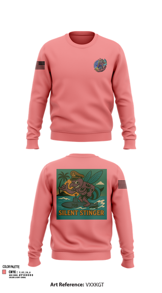 Crew Neck Sweatshirt, USS CHARLOTTE SSN 766, Navy, Teamtime, Team time, sublimation, custom sports apparel, team uniforms, spirit wear, spiritwear, sports uniforms, custom shirts, team store, custom team store, fundraiser sports, apparel fundraiser