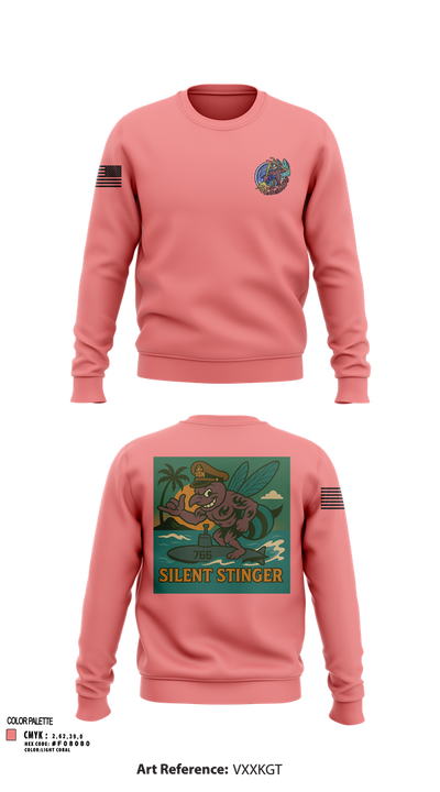 USS CHARLOTTE SSN 766 29981241 Crew Neck Sweatshirt - 102