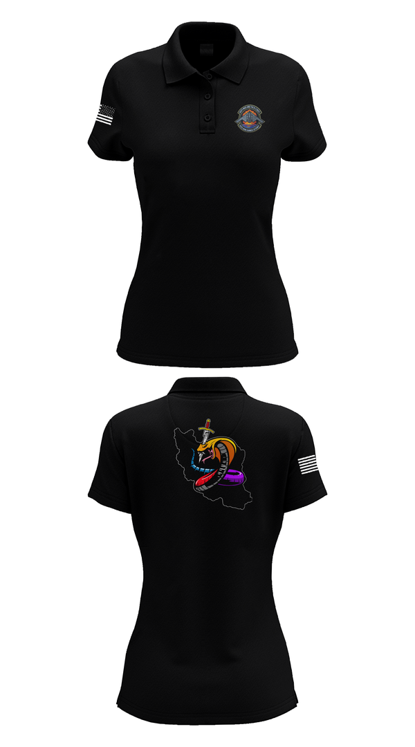 Womens Short Sleeve Performance Polo, Iran DCIT, Army, Teamtime, Team time, sublimation, custom sports apparel, team uniforms, spirit wear, spiritwear, sports uniforms, custom shirts, team store, custom team store, fundraiser sports, apparel fundraiser