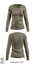 Recruiting and retention battalion Women's Long Sleeve V-neck Shirt - 1