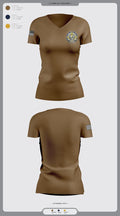 SWMI 70181183 Women's Short Sleeve V-neck Shirt - 1