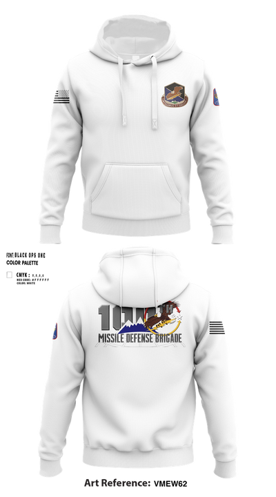 100th Missile Defense Brigade 43971287 Hoodie - 104