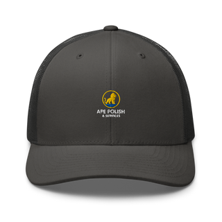 APE Polish & Service 44310358 Retro Trucker Hat | Yupoong 6606