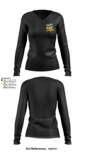 Twirl PGH 8143457 Women's Long Sleeve V-neck Shirt - 4