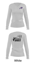 Meade High School Trap Team 7017681 Women's Long Sleeve V-neck Shirt - 11