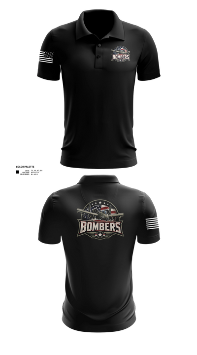 Bombers Short Sleeve Performance Polo - 21