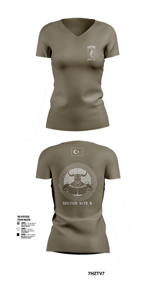 Womens Short Sleeve Vneck Shirt, 173RD ABN, Army, Teamtime, Team time, sublimation, custom sports apparel, team uniforms, spirit wear, spiritwear, sports uniforms, custom shirts, team store, custom team store, fundraiser sports, apparel fundraiser