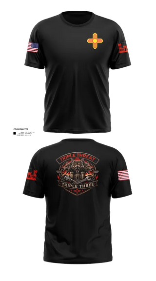 Short Sleeve Performance Shirt, 333rd Triple Threat 2, Army, Teamtime, Team time, sublimation, custom sports apparel, team uniforms, spirit wear, spiritwear, sports uniforms, custom shirts, team store, custom team store, fundraiser sports, apparel fundraiser