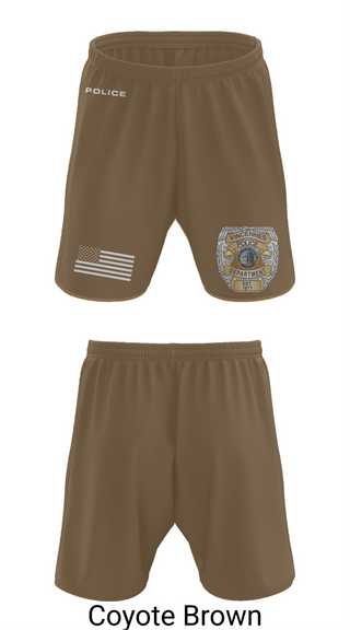 Athletic Shorts With Pockets, Vincennes Police Department, , Teamtime, Team time, sublimation, custom sports apparel, team uniforms, spirit wear, spiritwear, sports uniforms, custom shirts, team store, custom team store, fundraiser sports, apparel fundraiser