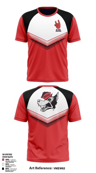 Nc state Wolfpack 89789962 Short Sleeve Performance Shirt - 1