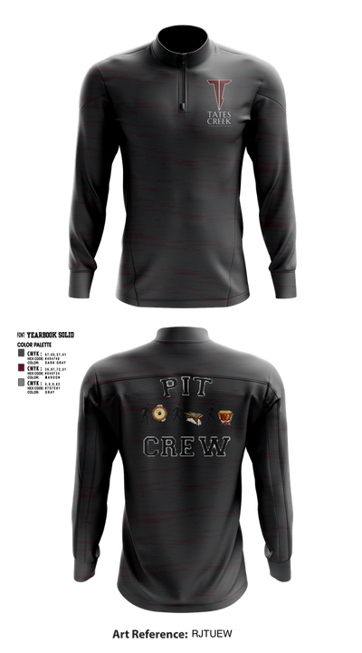 Tates Creek Commodore Marching Band 89395376 Quarter Zip Jacket - 1 (1)