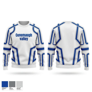 Crew Neck Sweatshirt, Conemaugh valley, , Teamtime, Team time, sublimation, custom sports apparel, team uniforms, spirit wear, spiritwear, sports uniforms, custom shirts, team store, custom team store, fundraiser sports, apparel fundraiser