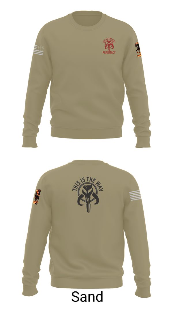 Crew Neck Sweatshirt, C Co Pharmacy, , Teamtime, Team time, sublimation, custom sports apparel, team uniforms, spirit wear, spiritwear, sports uniforms, custom shirts, team store, custom team store, fundraiser sports, apparel fundraiser