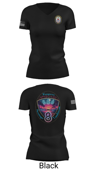 Womens Short Sleeve Vneck Shirt, USS Bougainville CPO, , Teamtime, Team time, sublimation, custom sports apparel, team uniforms, spirit wear, spiritwear, sports uniforms, custom shirts, team store, custom team store, fundraiser sports, apparel fundraiser