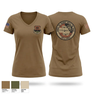 Womens Short Sleeve Vneck Shirt, 165th AMXS, Air Force, Teamtime, Team time, sublimation, custom sports apparel, team uniforms, spirit wear, spiritwear, sports uniforms, custom shirts, team store, custom team store, fundraiser sports, apparel fundraiser